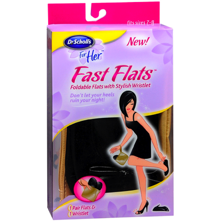 dr scholl's for her fast flats